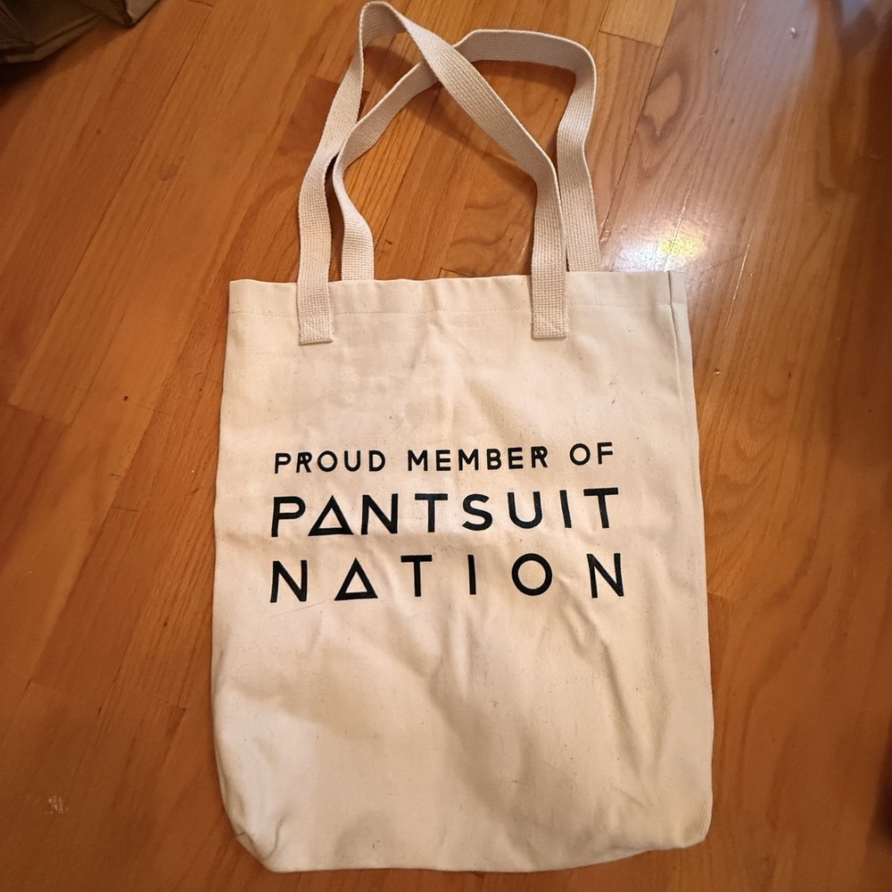 Official Pantsuit Nation Canvas Grocery Tote Bag American Apparel Cotton